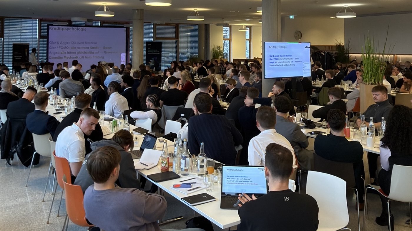 Saal am Eventtag